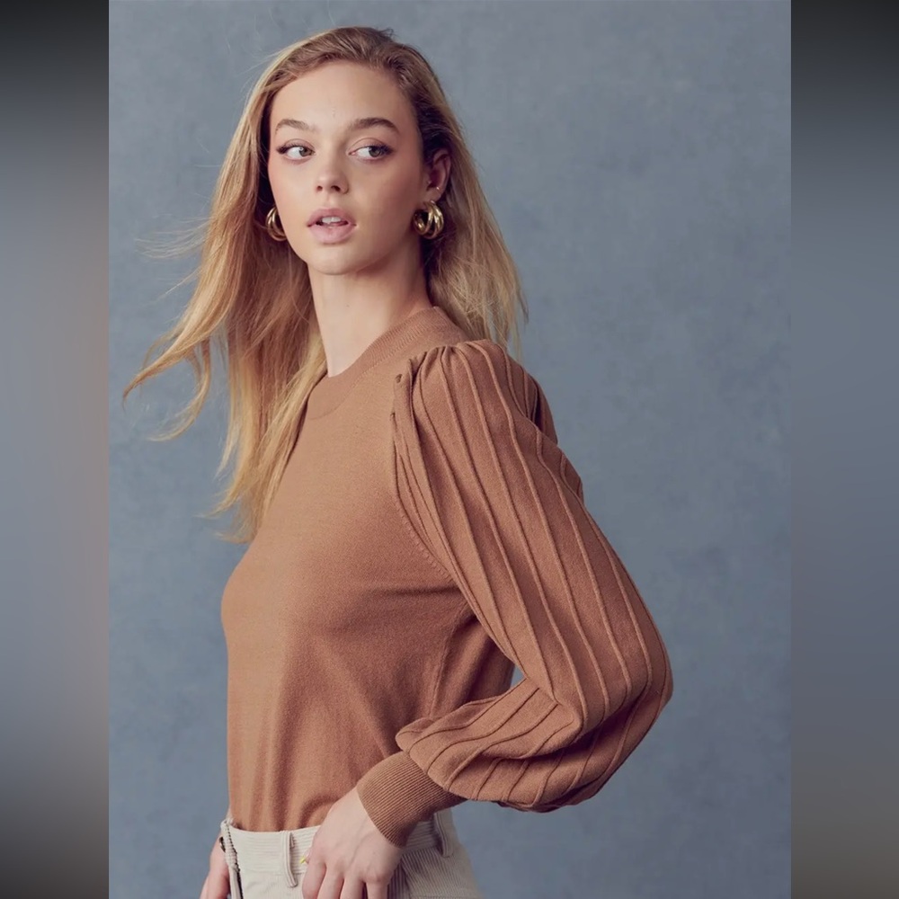 Chic Tan Women's Blouse